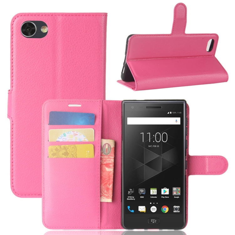 For BlackBerry Motion Litchi Texture Horizontal Flip Leather Case with Holder & Card Slots & Wallet