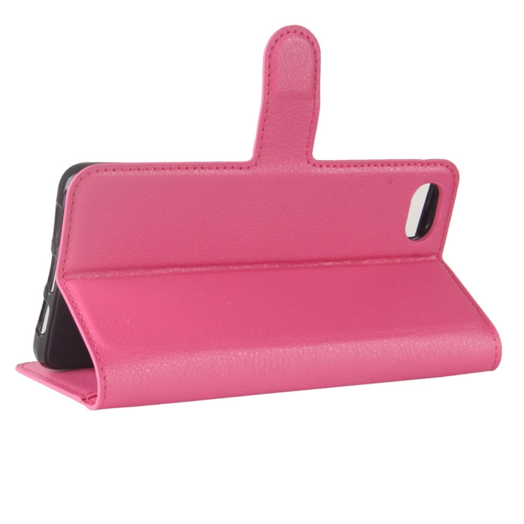 For BlackBerry Motion Litchi Texture Horizontal Flip Leather Case with Holder & Card Slots & Wallet