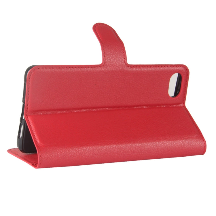 For BlackBerry Motion Litchi Texture Horizontal Flip Leather Case with Holder & Card Slots & Wallet