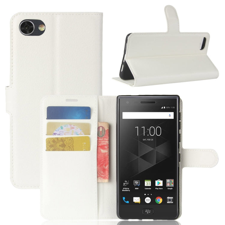 For BlackBerry Motion Litchi Texture Horizontal Flip Leather Case with Holder & Card Slots & Wallet