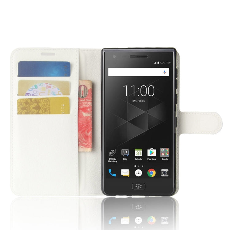 For BlackBerry Motion Litchi Texture Horizontal Flip Leather Case with Holder & Card Slots & Wallet