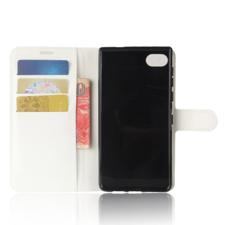 For BlackBerry Motion Litchi Texture Horizontal Flip Leather Case with Holder & Card Slots & Wallet