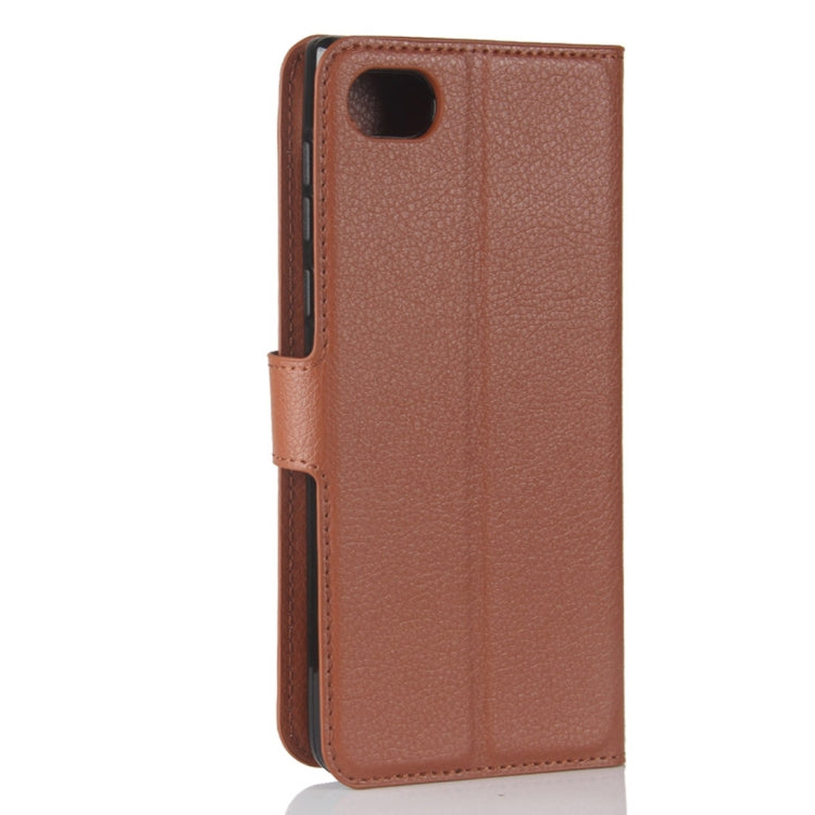 For BlackBerry Motion Litchi Texture Horizontal Flip Leather Case with Holder & Card Slots & Wallet