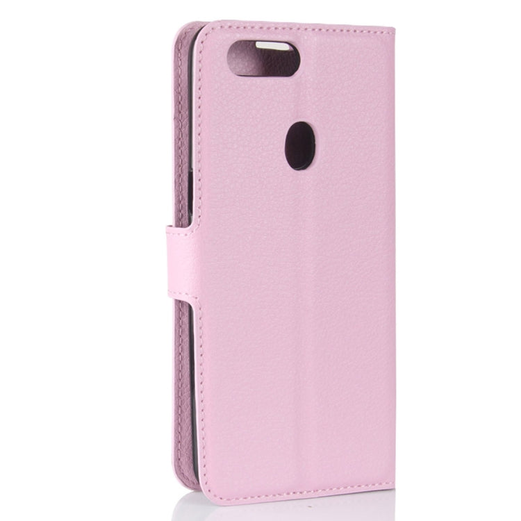 For OPPO  R11s Litchi Texture Horizontal Flip Leather Case with Holder & Card Slots & Wallet