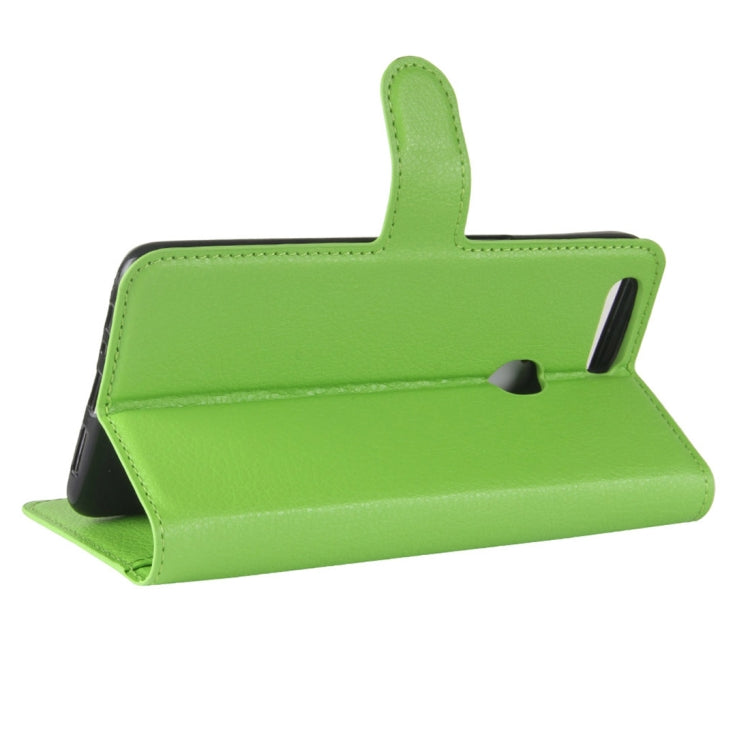 For OPPO  R11s Litchi Texture Horizontal Flip Leather Case with Holder & Card Slots & Wallet