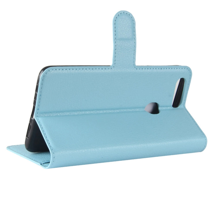 For OPPO  R11s Litchi Texture Horizontal Flip Leather Case with Holder & Card Slots & Wallet