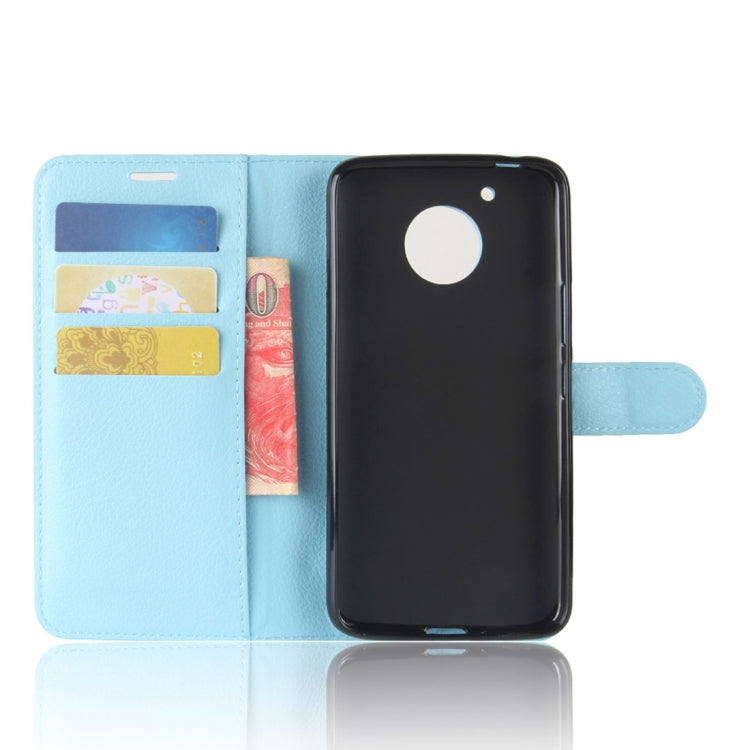 For Motorola Moto E4 Plus (US Version) Litchi Texture Horizontal Flip Leather Case with Holder & Card Slots & Wallet