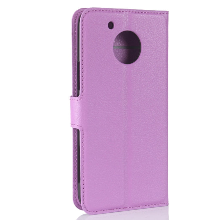 For Motorola Moto E4 Plus (US Version) Litchi Texture Horizontal Flip Leather Case with Holder & Card Slots & Wallet