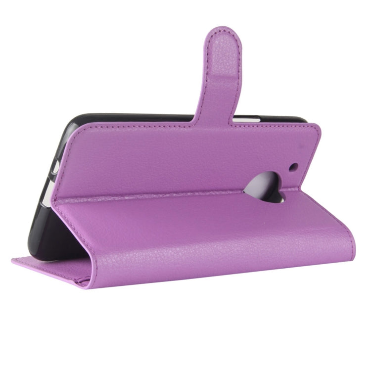 For Motorola Moto E4 Plus (US Version) Litchi Texture Horizontal Flip Leather Case with Holder & Card Slots & Wallet