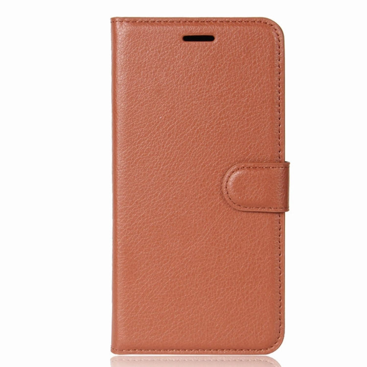 For Motorola Moto E4 Plus (US Version) Litchi Texture Horizontal Flip Leather Case with Holder & Card Slots & Wallet