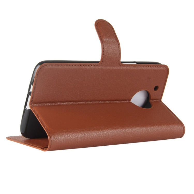 For Motorola Moto E4 Plus (US Version) Litchi Texture Horizontal Flip Leather Case with Holder & Card Slots & Wallet
