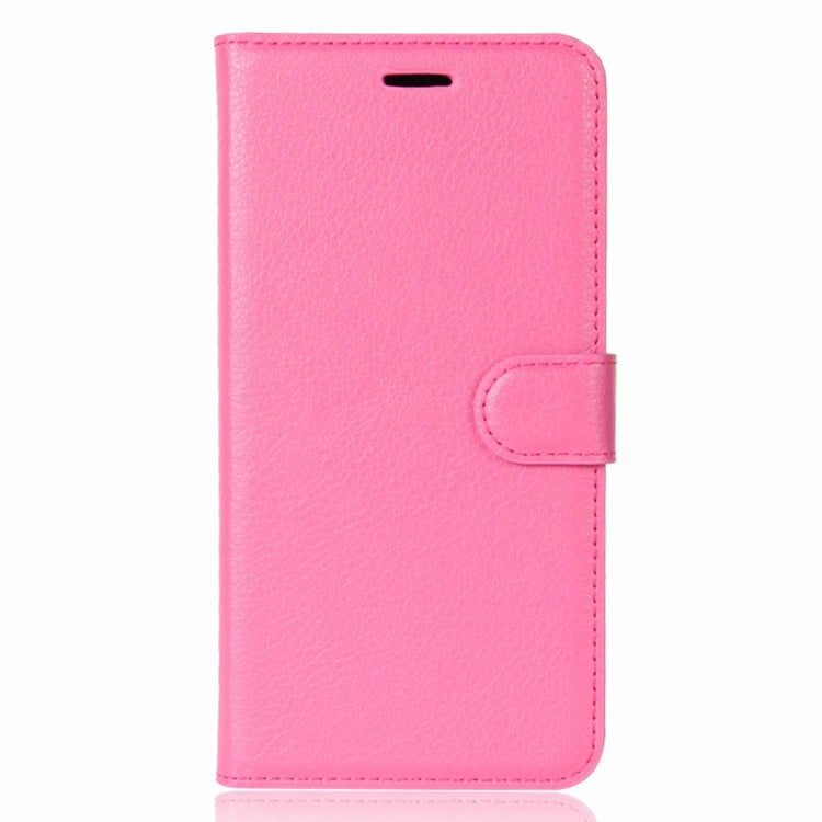 For HTC U11+ Litchi Texture Horizontal Flip Leather Case with Holder & Card Slots & Wallet