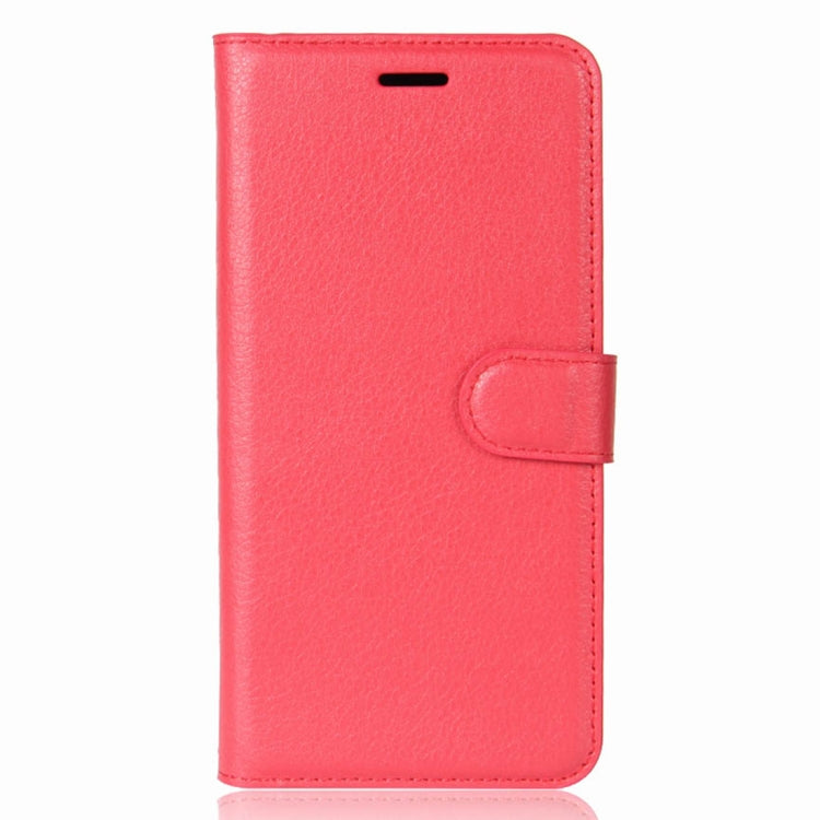 For HTC U11+ Litchi Texture Horizontal Flip Leather Case with Holder & Card Slots & Wallet
