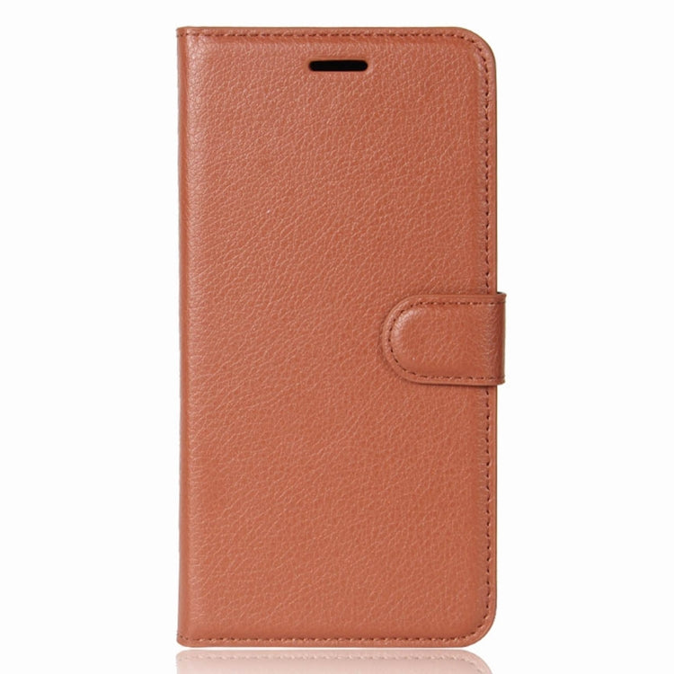 For HTC U11+ Litchi Texture Horizontal Flip Leather Case with Holder & Card Slots & Wallet