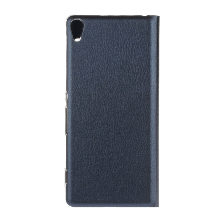 For Sony Xperia XA Litchi Texture Horizontal Flip PU Leather Case with Call Display ID