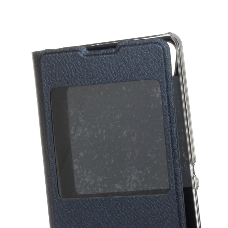 For Sony Xperia XA Litchi Texture Horizontal Flip PU Leather Case with Call Display ID