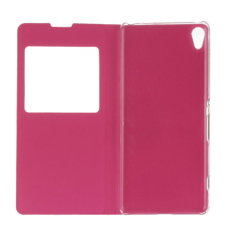 For Sony Xperia XA Litchi Texture Horizontal Flip PU Leather Case with Call Display ID