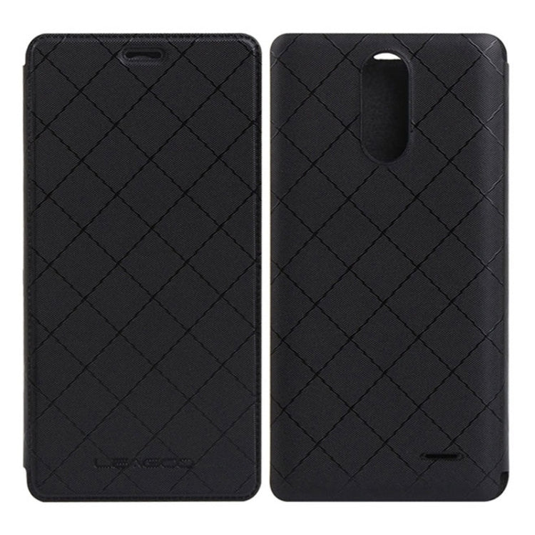 LEAGOO for M5 (MPH4100) Diamond Lattice Texture Horizontal Flip Leather Case