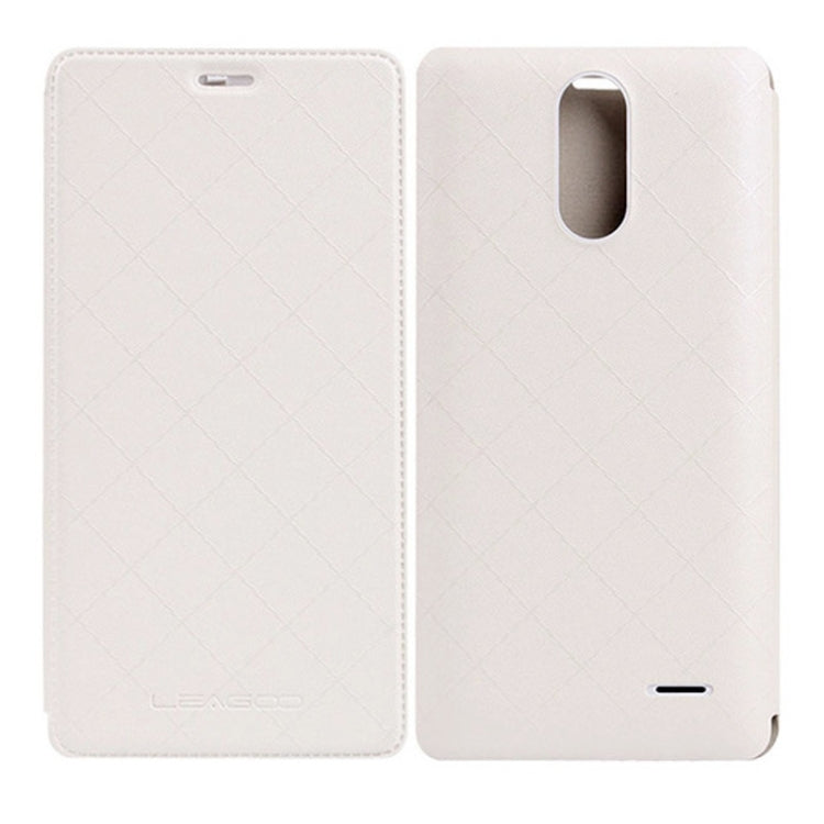 LEAGOO for M5 (MPH4100) Diamond Lattice Texture Horizontal Flip Leather Case