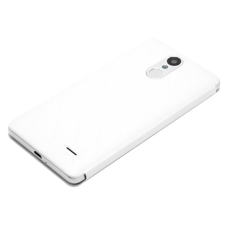 LEAGOO for M5 (MPH4100) Diamond Lattice Texture Horizontal Flip Leather Case