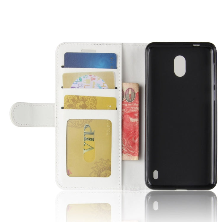 For Nokia 2 Crazy Horse Texture Horizontal Flip Leather Case with Holder & Card Slots & Wallet