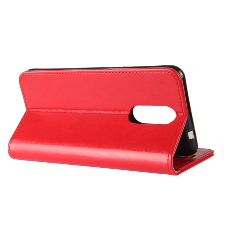 For CUBOT R9 Crazy Horse Texture Horizontal Flip Leather Case with Holder & Card Slots & Wallet