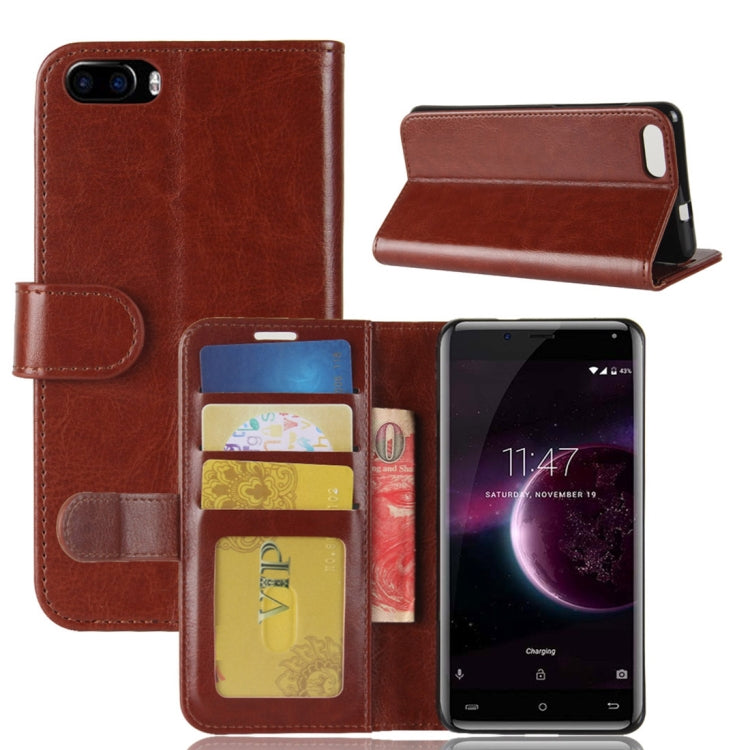 For CUBOT  Magic Crazy Horse Texture Horizontal Flip Leather Case with Holder & Card Slots & Wallet