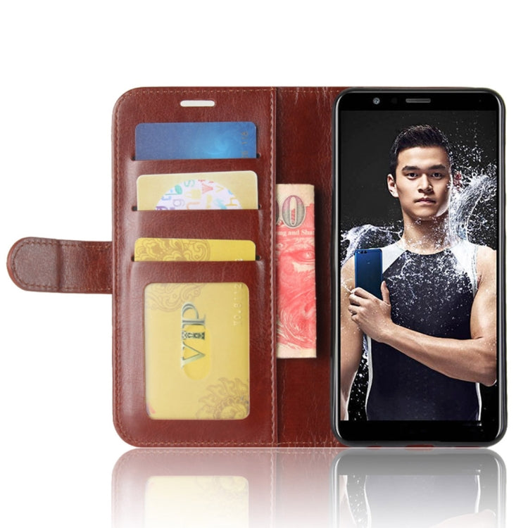 For Huawei  Honor 7X Crazy Horse Texture Horizontal Flip Leather Case with Holder & Card Slots & Wallet