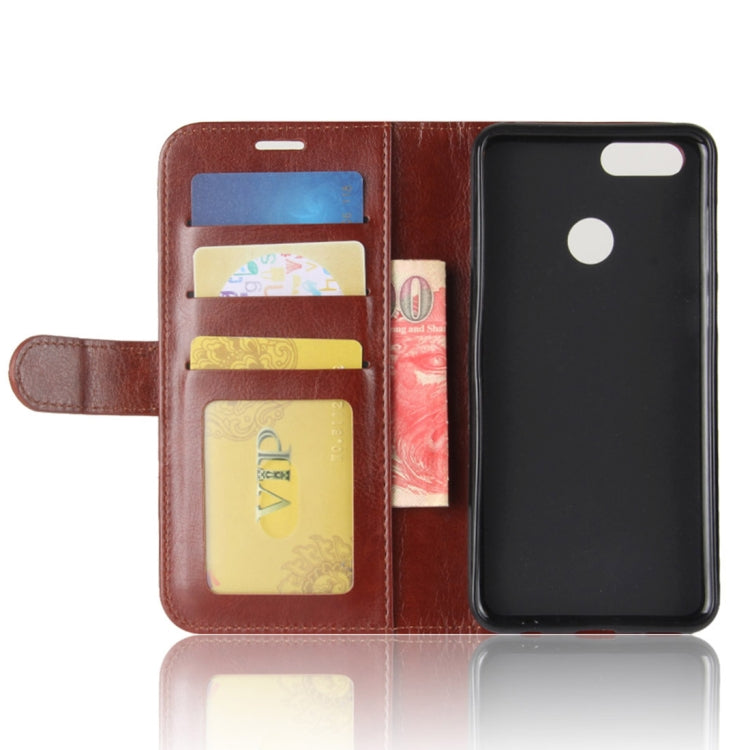 For Huawei  Honor 7X Crazy Horse Texture Horizontal Flip Leather Case with Holder & Card Slots & Wallet