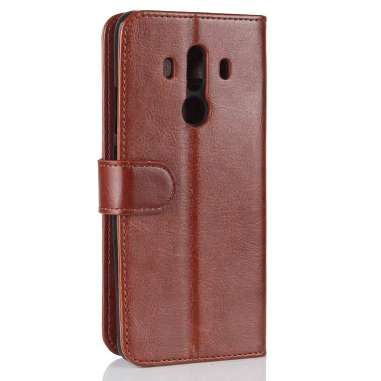 For Huawei Mate 10 Porsche Design & Mate 10 Pro Crazy Horse Texture Horizontal Flip Leather Case with Holder & Card Slots & Wallet