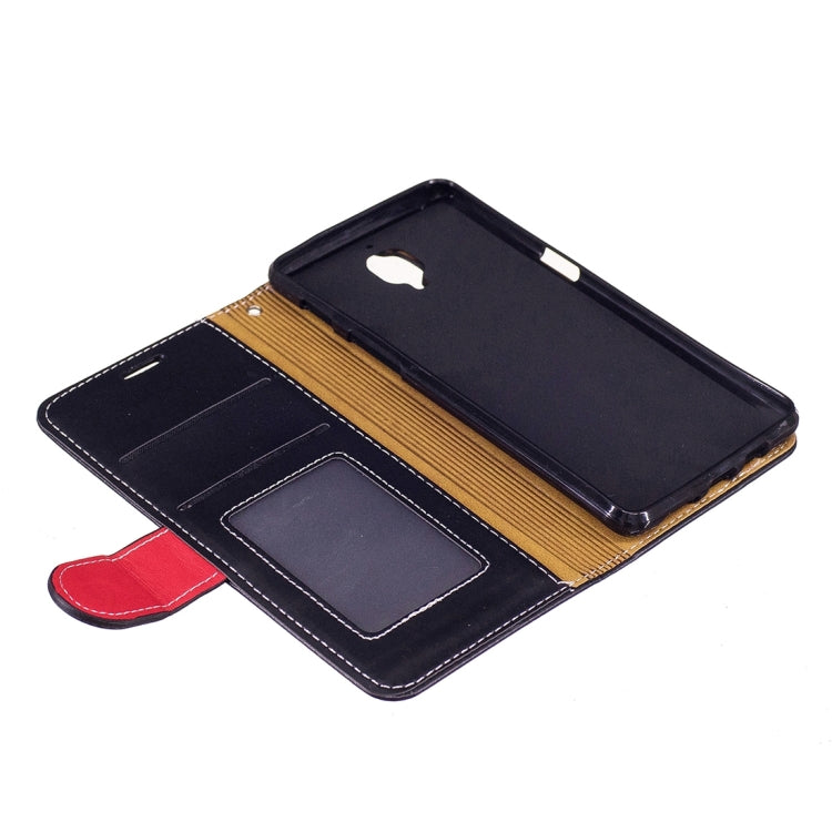 For OnePlus  Three Crazy Horse Texture PU Leather Horizontal Flip Leather Case with Holder & Card Slots & Wallet & Photo Frame & Lanyard