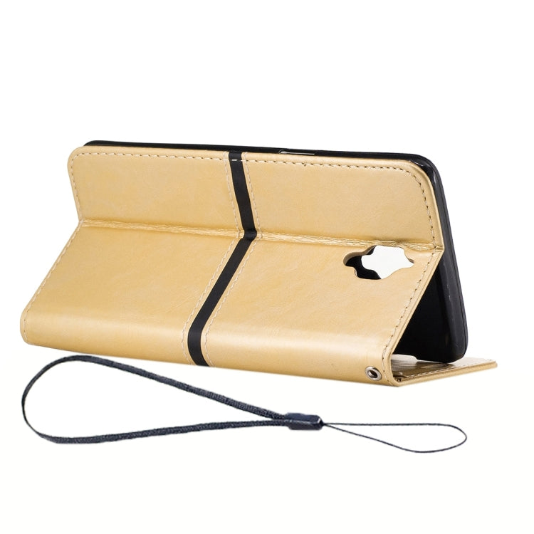 For OnePlus  Three Crazy Horse Texture PU Leather Horizontal Flip Leather Case with Holder & Card Slots & Wallet & Photo Frame & Lanyard