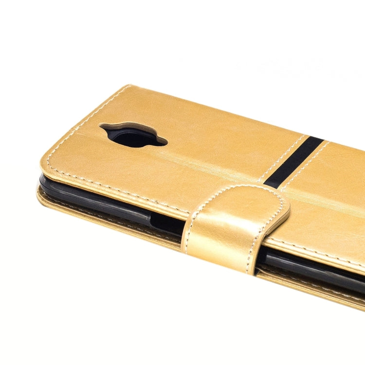 For OnePlus  Three Crazy Horse Texture PU Leather Horizontal Flip Leather Case with Holder & Card Slots & Wallet & Photo Frame & Lanyard