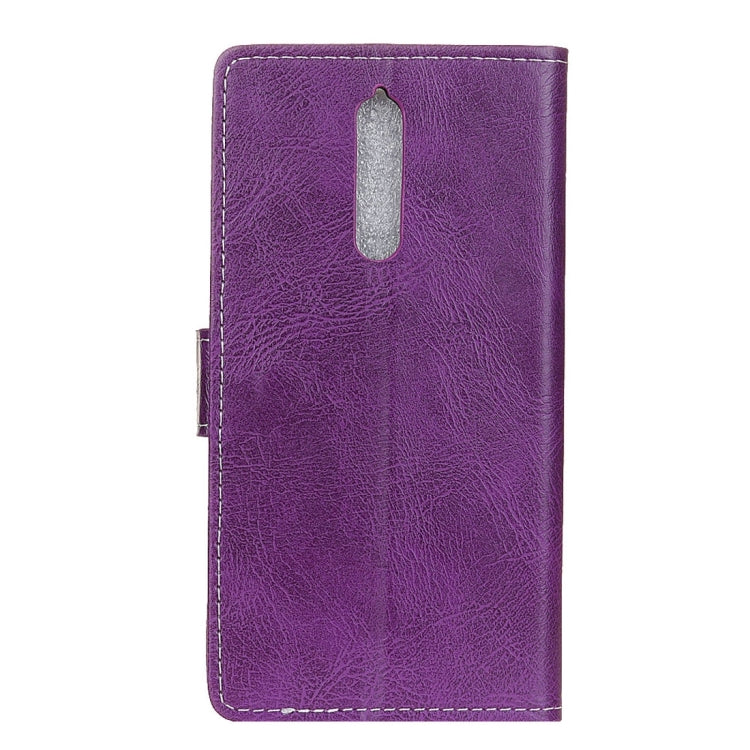 Nokia 8 Retro Crazy Horse Texture Horizontal Flip Leather Case with Holder & Card Slots & Wallet & Photo Frame