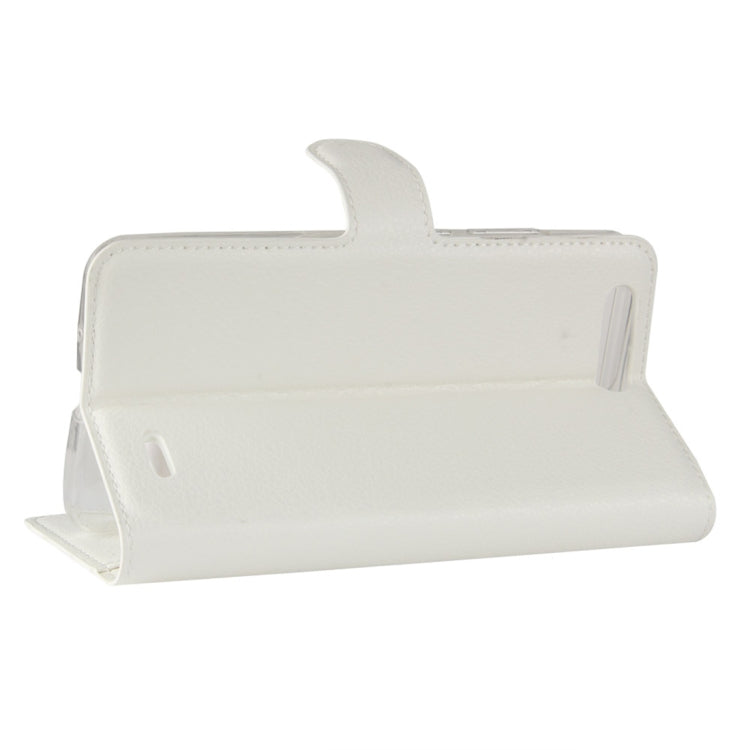 For Blackview P6 Litchi Texture Horizontal Flip Leather Case with Holder & Card Slots & Wallet