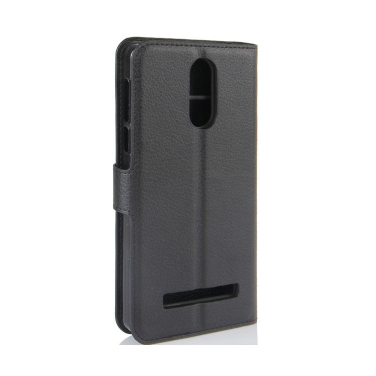 For Leagoo M8 Pro Litchi Texture Horizontal Flip Leather Case with Holder & Card Slots & Wallet