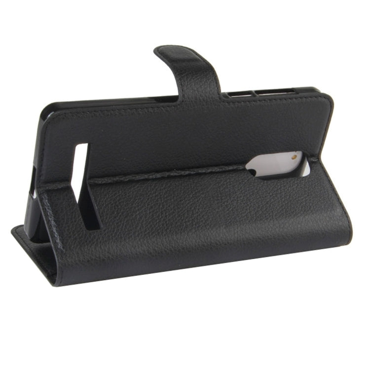 For Leagoo M8 Pro Litchi Texture Horizontal Flip Leather Case with Holder & Card Slots & Wallet