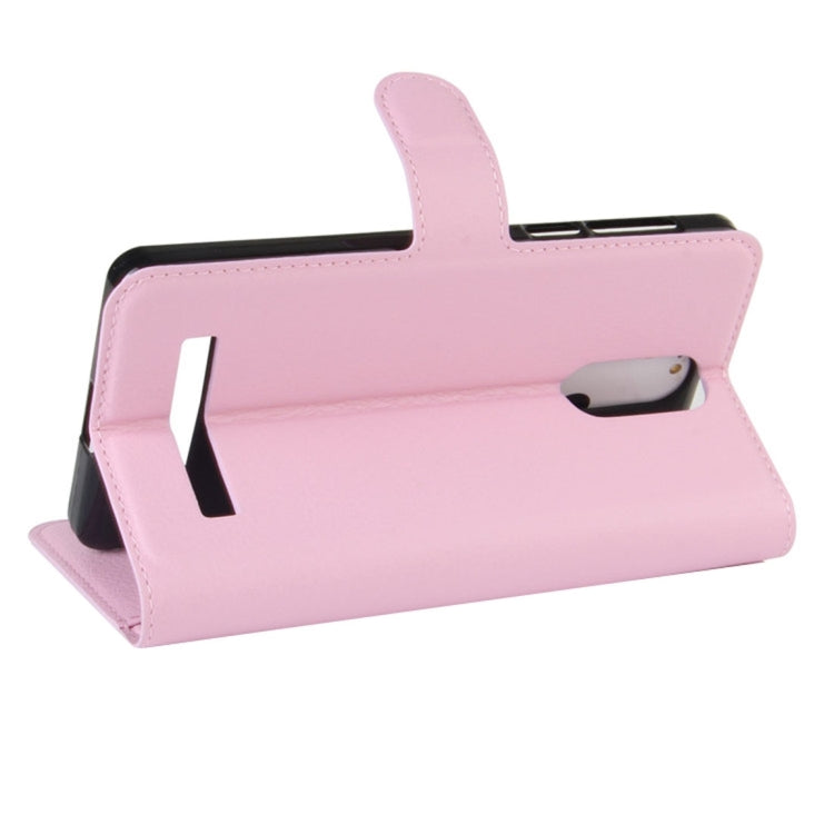 For Leagoo M8 Pro Litchi Texture Horizontal Flip Leather Case with Holder & Card Slots & Wallet