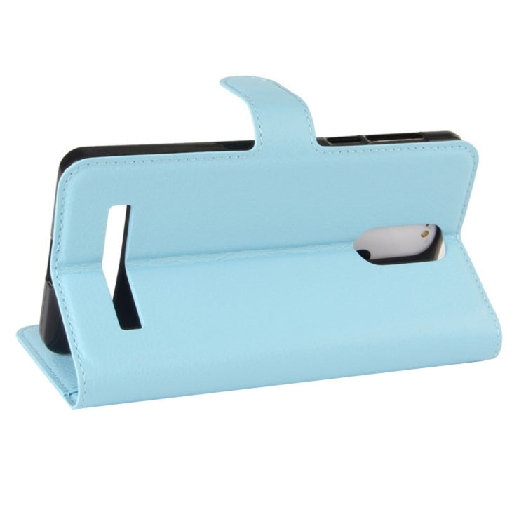 For Leagoo M8 Pro Litchi Texture Horizontal Flip Leather Case with Holder & Card Slots & Wallet