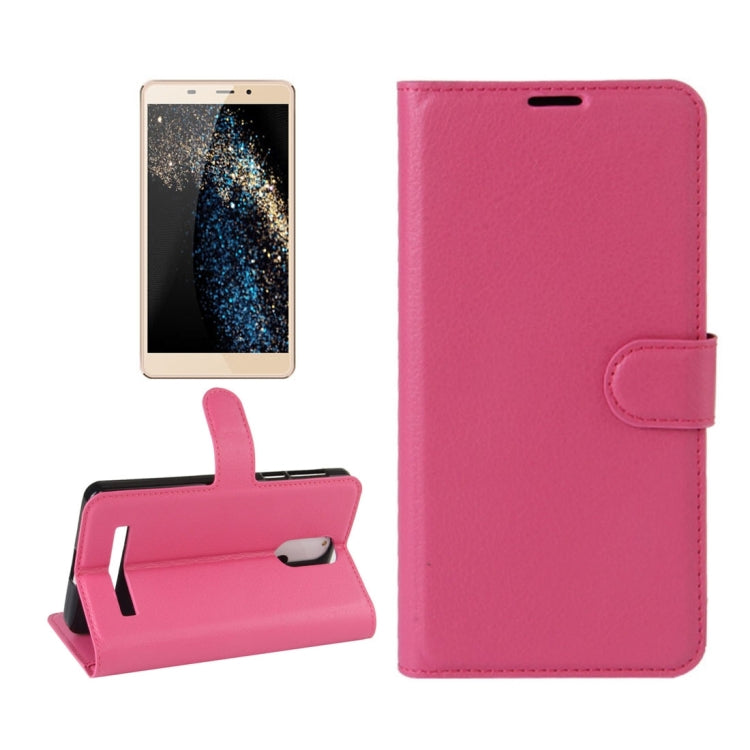 For Leagoo M8 Pro Litchi Texture Horizontal Flip Leather Case with Holder & Card Slots & Wallet