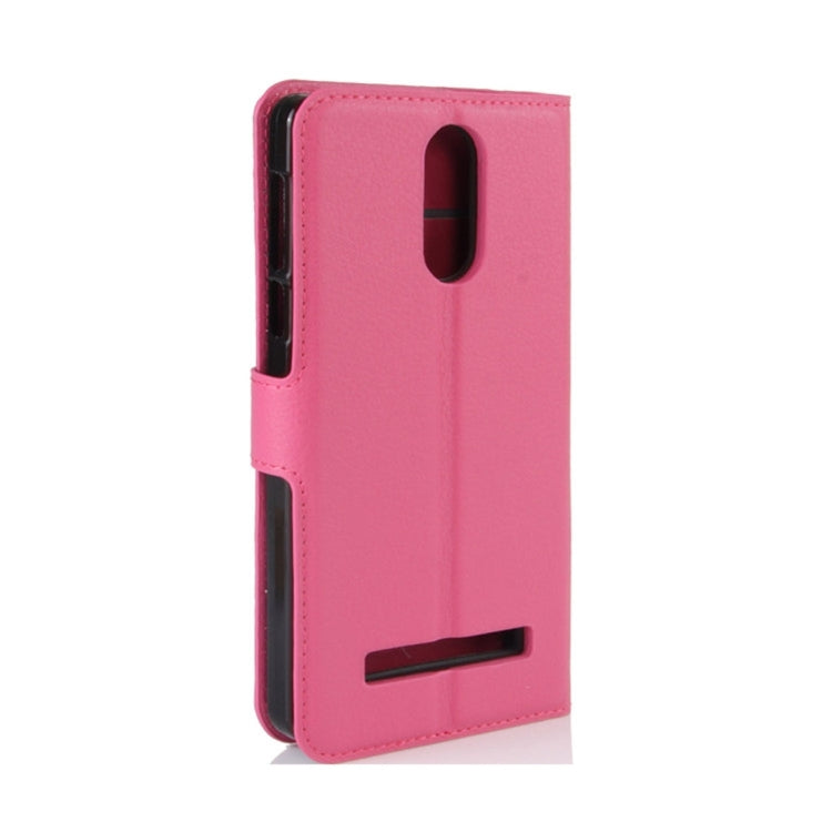 For Leagoo M8 Pro Litchi Texture Horizontal Flip Leather Case with Holder & Card Slots & Wallet