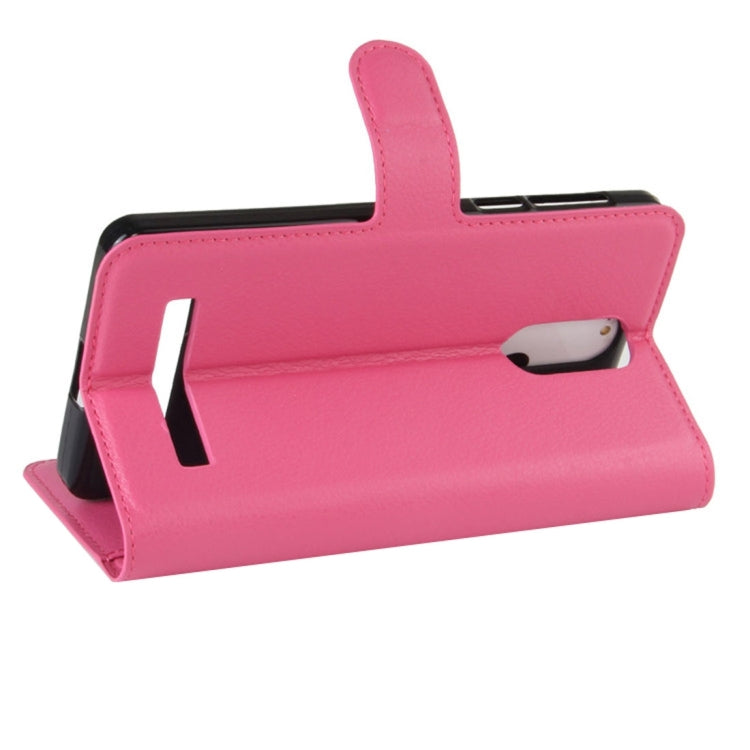 For Leagoo M8 Pro Litchi Texture Horizontal Flip Leather Case with Holder & Card Slots & Wallet