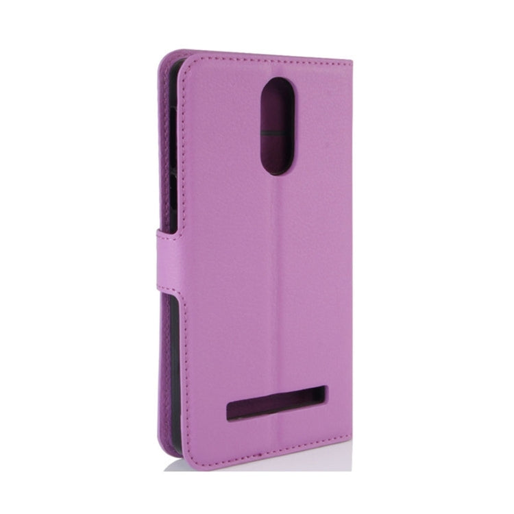For Leagoo M8 Pro Litchi Texture Horizontal Flip Leather Case with Holder & Card Slots & Wallet