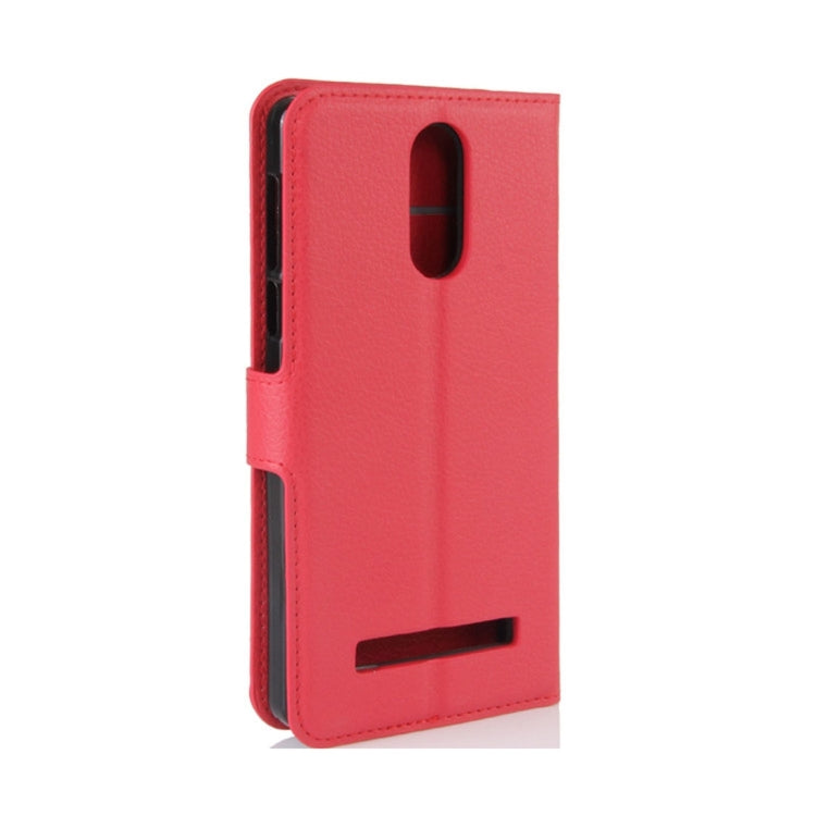 For Leagoo M8 Pro Litchi Texture Horizontal Flip Leather Case with Holder & Card Slots & Wallet