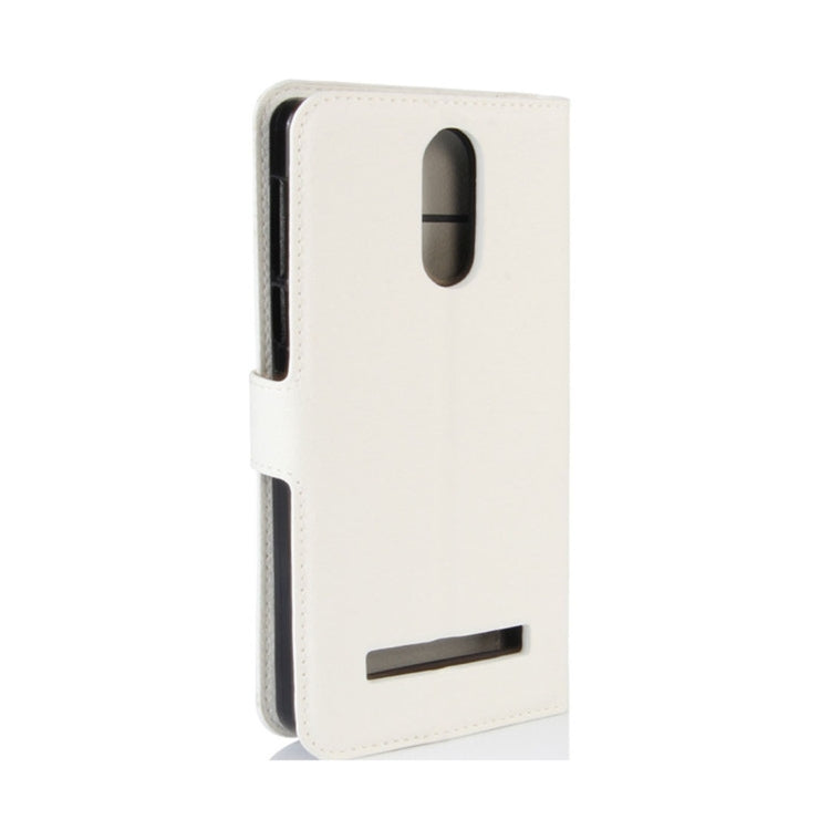 For Leagoo M8 Pro Litchi Texture Horizontal Flip Leather Case with Holder & Card Slots & Wallet