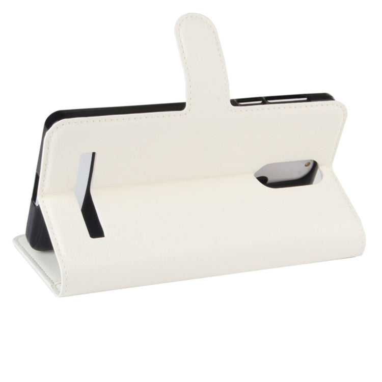 For Leagoo M8 Pro Litchi Texture Horizontal Flip Leather Case with Holder & Card Slots & Wallet