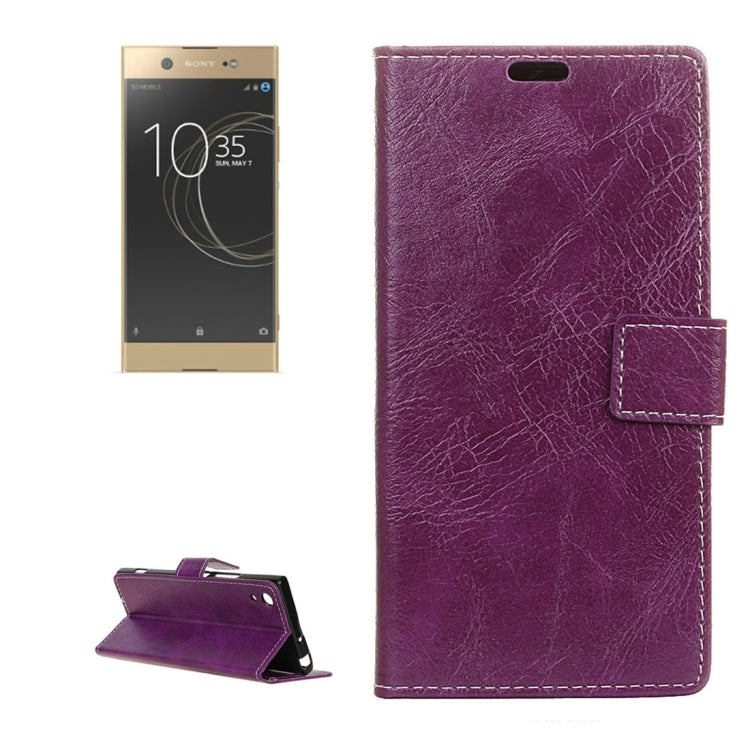 For Sony  Xperia XA1 Retro Crazy Horse Texture Horizontal Flip Leather Case with Holder & Card Slots & Wallet & Photo Frame