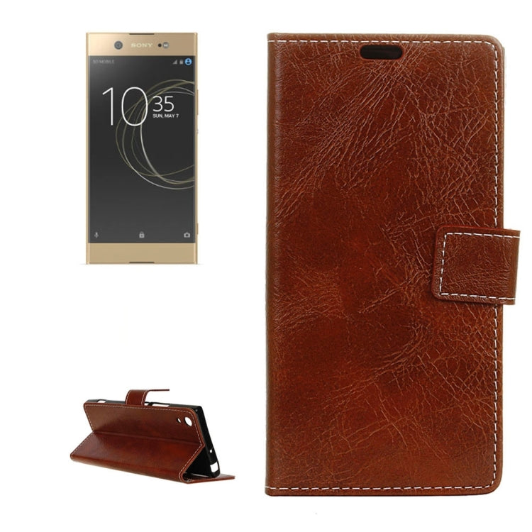 For Sony  Xperia XA1 Retro Crazy Horse Texture Horizontal Flip Leather Case with Holder & Card Slots & Wallet & Photo Frame