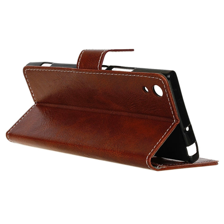 For Sony  Xperia XA1 Retro Crazy Horse Texture Horizontal Flip Leather Case with Holder & Card Slots & Wallet & Photo Frame