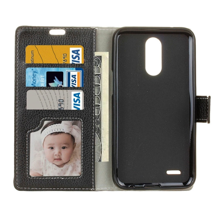 For LG K8 (2017) (EU Version) Litchi Texture Horizontal Flip Leather Case with Holder & Card Slots & Wallet & Photo Frame